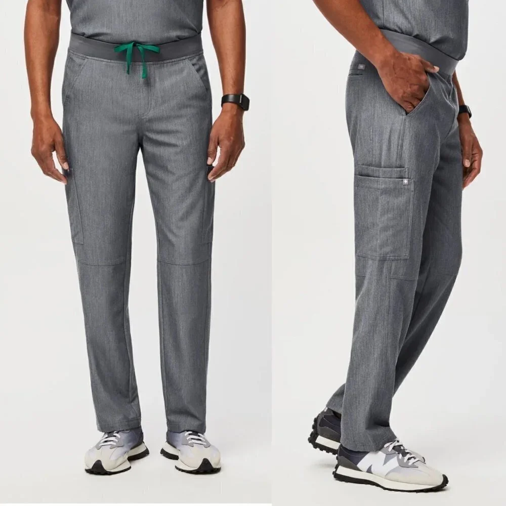 Figs Axim Cargo Scrub pants Graphite Size M Men’s Medical nurse uniform pockets